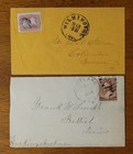 Us Stamps Early Covers Collection - Lot Of 12 Most Nineteenth Century 