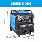 Pulsar 12500 Watt Tri-fuel Inverter Generator With Co Sentry For Home Backup rv