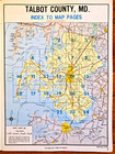 Adc Street Map Book Talbot County Md  5th Edition 1991
