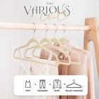 Premium Velvet Hangers Non-slip Thin Flocked Felt Hangers Sturdy Clothes Hang   