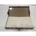 Logan Metal Deluxe Slide File No 215 Vintage 35mm Color Slide Storage Case Box