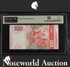 Hong Kong Hsbc 100   2022 P 220b Binary No  000011 Unc Pmg 67 Epq 2nd Top Pop