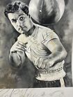 Rare Vtg Rocky Marciano Unseated Heavyweight Champion Autograghed Portrait