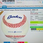 Baden 2bbg Official B League Baseballs Dozen 12ea Brand New