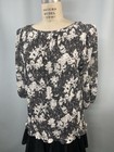 Vintage Dress Size Xl 15 16 Black Ruffle Flapper Drop Waist Good Times 70s 80s