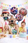 Stranger Things Balloon Set 5 Pcs   Kids Birthday Party Decor   Foil Balloons 