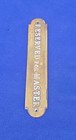 Reserved For Master Brass Door Sign  Captains Quarters Nautical Boat Plaque 7 