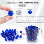 Glass Marbles  1lb Blue Marbles Bulk  Vase Filler Decorative Glass