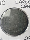Key Rare Date 1810 Large Cent In  Very Good   Condition Xx624