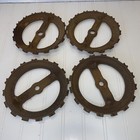 4 Used  Y2639 Steel  Cast Iron John Deere Planter Bean Seed Plate Y 2639 Vintage