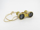 Antique Lemaire Mother Of Pearl Opera Glasses Engraved  carrie Dec 25th 1879 