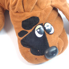 Vintage Tonka Pound Puppies Chocolate Reddish Brown Plush Dog 1985 18 