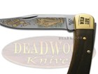 Buck 110 Wild Life Series Bass Folding Hunter Stainless Custom Pocket Knife