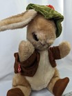 Eden Peter Rabbit Plush Benjamin Bunny 13 Inch Vintage Stuffed Animal Toy