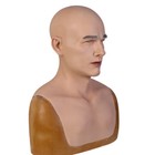 Realistic Silicone Headwear Man Mask Male Disguise Cosplay Realistic Party Masks