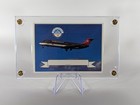 Set Northwest Airlines Airplane Pilot Collector 1990 s Card Display Case Nwa Klm