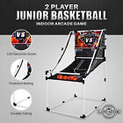 Lancaster 2 Player Junior Indoor Arcade Basketball Dual Hoop Shooting Game Set 