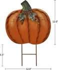 Pumpkin Garden Stake Metal Yard Sign Fall Decor  Decorative D  cor Outdoor For Au
