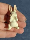 Vintage Tiny Miniature Porcelain Rabbit Figure