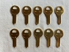  10  U s  Lock M1 Master Padlock Brass Uncoined 2100 Series Key Blank