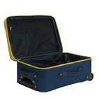 Rockland Fashion Softside Upright Luggage Set  2 Piece  19  14  Tote   Navy