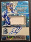 2019 Panini Chronicles Spectra Danny Jansen Rookie Jersey Auto  117 Neon  99 Rc 