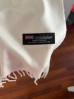 100  Cashmere Unisex Winter Scarf Made In Scotland -cream -new -read Below