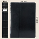 Pu Leather Cd dvd Storage Binder With Zipper - 3 Pack