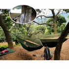 600lb Hammock Straps 2 Pack Heavy Duty Polyester Tree Hanging Rope 5 Ring Set Xl