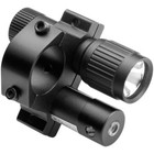 Barska Tactical Red Dot Laser Sight W  Flashlight   Mount For Scope  Au11005