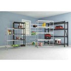 5-tier Recycled Plastic Eco-friendly Black Garage Storage Shelving Unit New