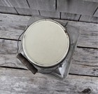 Antique 8 Quart - 2 Gallon Square Glass Hoosier Jar W  Screw Cover   Handle
