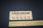 Vintage La Fonda Newsstand Santa Fe New Mexico Bookmark