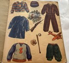Vintage Samuel Lowe Uncut Book Of Paper Dolls - Down On The Farm - As Is