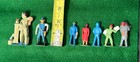 Vintage Lot 7 Barclay Manoil Lead Dimestore Figures Train Railroad Town People