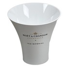 Moet   Chandon Ice Imperial Champagne Ice Bucket White 11  Angled Flared Rim