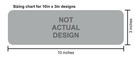 10in X 3in Alarm Will Sound If Door Is Opened Vinyl Sticker Business Sign Decal