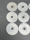 15 Vintage Oklahoma Aluminum Tax Tokens Consumers Tax Check Collectible As-is