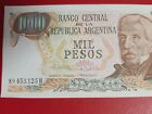 Argentina 1000 Pesos Paper Money Unc Currency  Free Shipping 