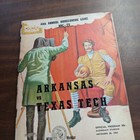 1965 Arkansas Razorbacks Vs Texas Tech 44th Homecoming Football Nov  20 Program 