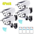 Solar Power Dummy Security Camera Fake Waterproof Led Light Surveillance Outdoor