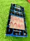Kiss Nail Drip French 3d Medium Almond Press-on Nails Pink Nude Nd19