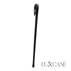 Black Walking Cane Palm Rest Grips Teardrop Hickory Masters Luxcane X22
