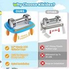 New Kikidex Magnetic Drawing Board With Doodle Pad Educational Toy Light Blue