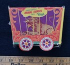   1940s Arrowroot Circus Animal Cookies Box - Vintage Packaging - Tiger   Lion  