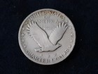 1919 F-vf 90  Silver Standing Liberty Quarter 