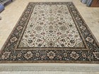 9x12 Karastan Ivory Indo Kirman 700 - 706 100  Wool Rug Excellent