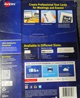 Avery True Print Clean Edge Business Cards Inkjet 2 X 3 1 2 White 400 box  8877