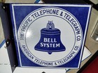 Original Sign Public  pacific Telephone   1929 Bell System 2 Sided