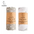 2pcs 100  Cotton Muslin Baby Swaddle Blanket Newborn Breathable Wrap Gold